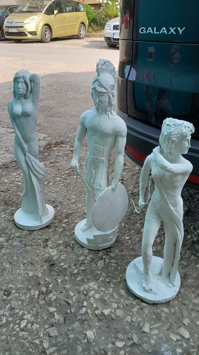 Римски статуй ръчна изработка 8бр масивни,стабилни в перфектно състоян