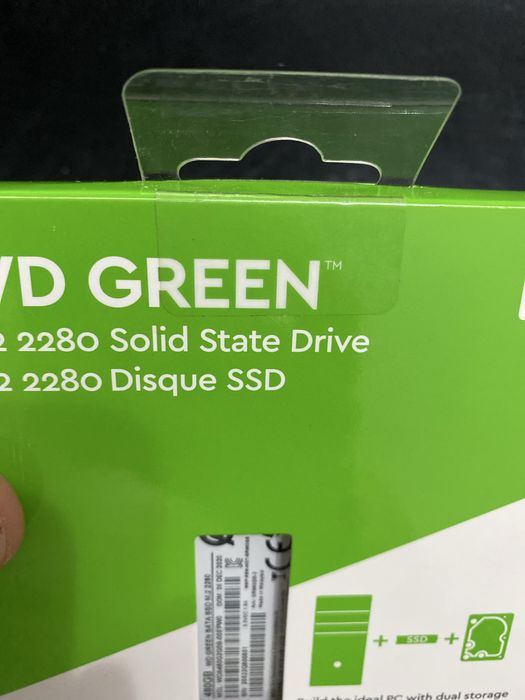 SIGILAT SSD intern WD Green 480GB M2 SATA 3 (WDS480G2G0B)
