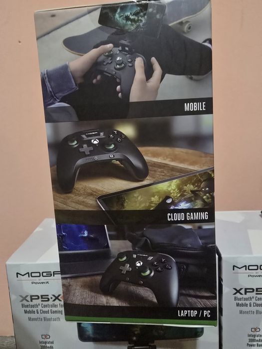 Геймпад PowerA Moga XP5-X Plus, безжичен, вибрация, черен, за компютър