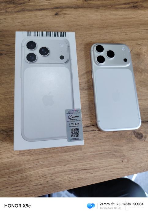 Iphone 17 pro 12/ 256 GB Sim+esim Silver