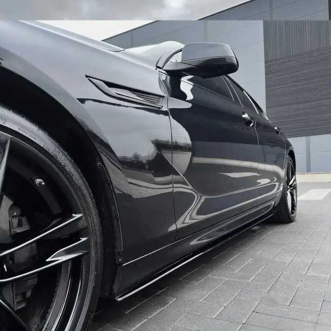 Extensii Praguri Laterale Prelungiri M Performance BMW 6er F06 Gran Coupe, Negru Lucios