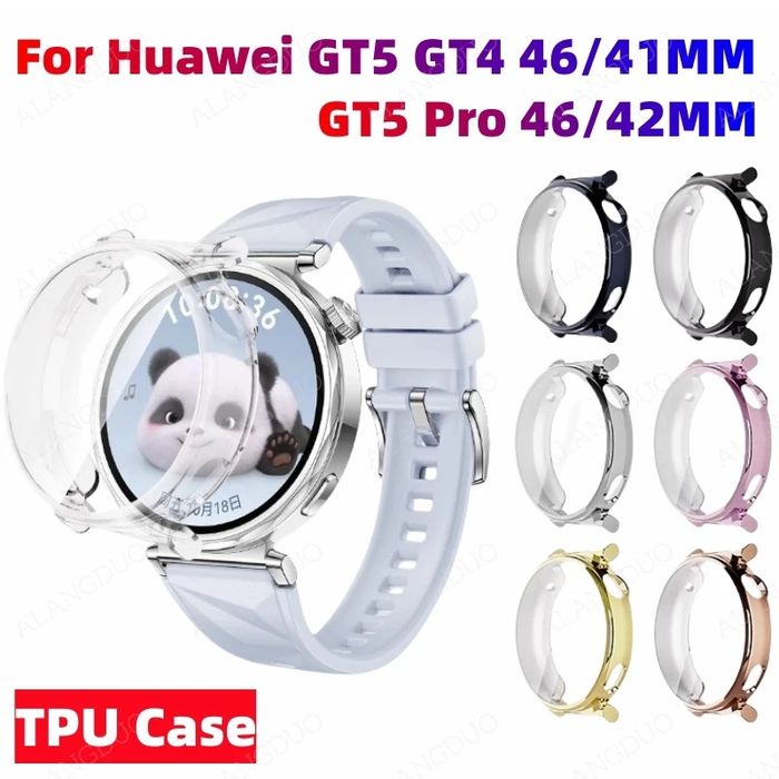 Huawei Watch GT5 GT5 Pro 41 42 46 / Мек TPU силиконов кейс с протектор