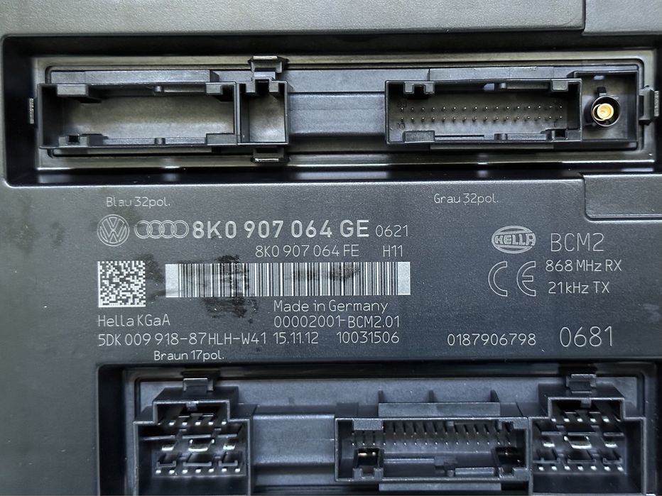 BCM 1 / BCM 2 Audi A4 B8, A5, Q5 : 8K0907063DJ / 8K0907064GE