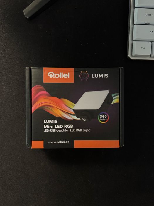 Lampă video LED, Rollei LUMIS Mini LED RGB