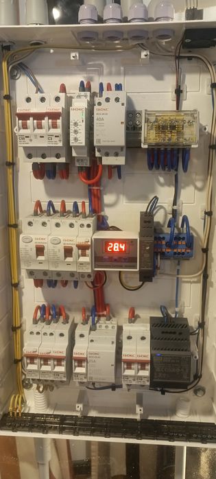 Электромонтажные и пусконаладочные работы.