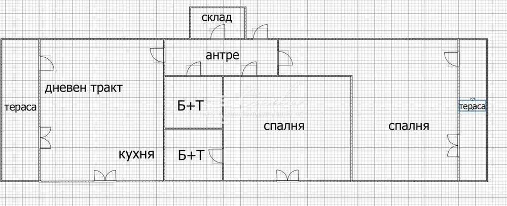 Тристаен апартамент НОВО строителство - кв.Пазара