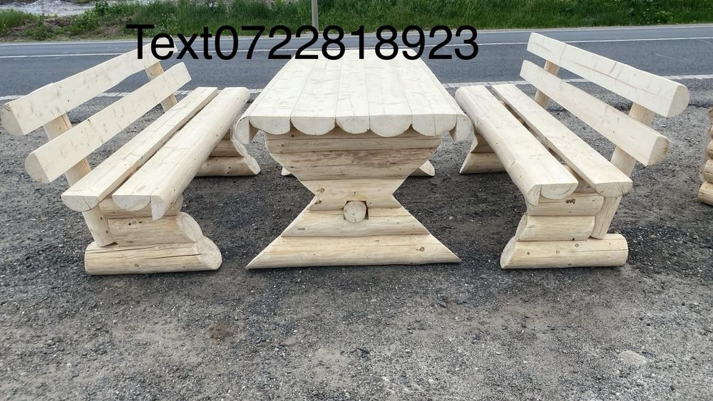 Mobilier De Gradina Balansor masa cu bancute fîntina Rustica foisore terasa etc mai multe de tali la tel 0722818923