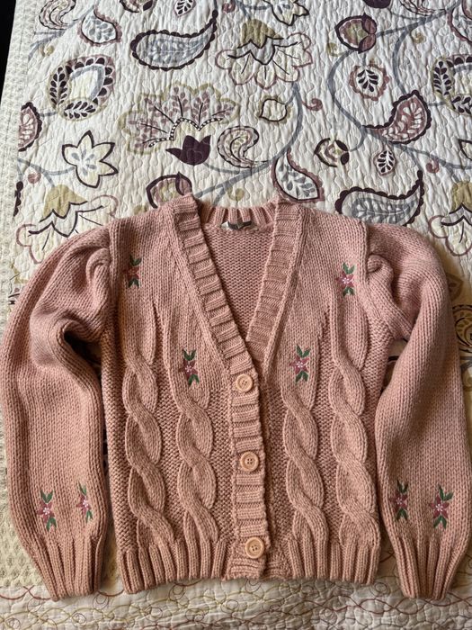 Cardigan roz marimea S