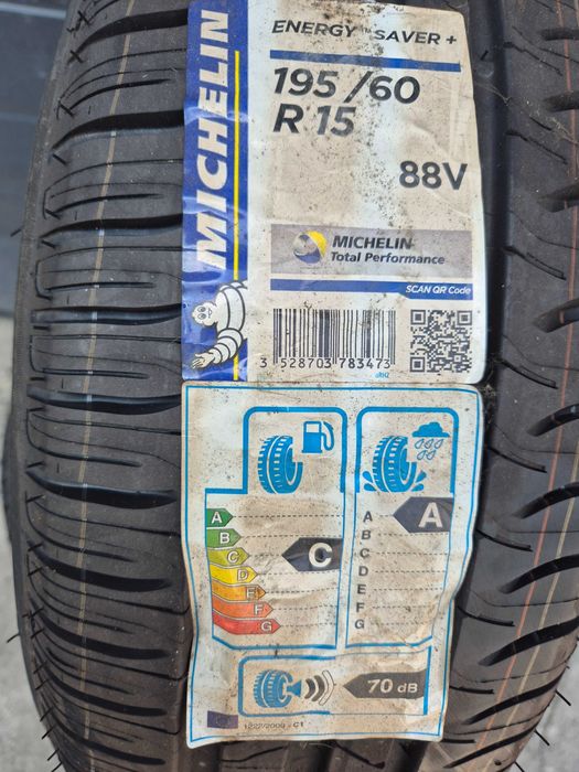 1 Anvelopa de VARA - 195/60/15 - Michelin Energy Saver + - NOUA - DOT 2018 !