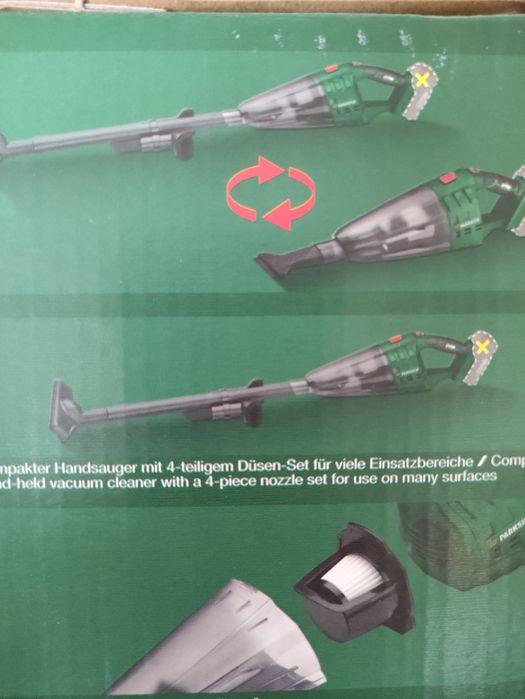 Aspirator de mana Parkside pe acumulator de 20 V