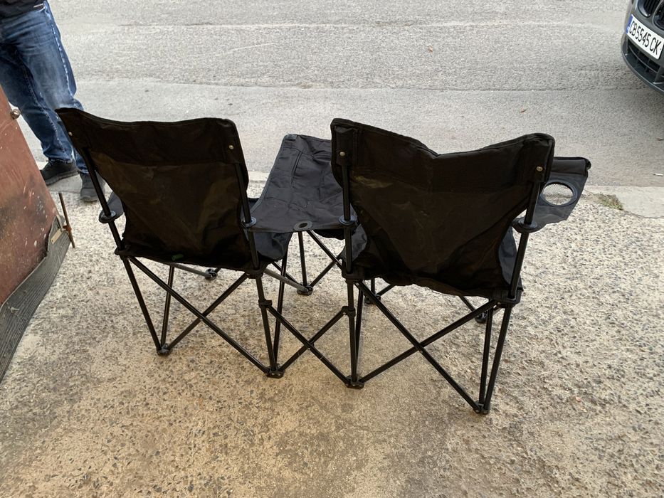 Къмпинг двоен стол