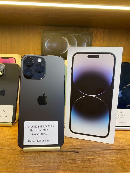 IPhone 14 Pro Max 128gb 84% с коробкой Рассрочка 0 0 12 з