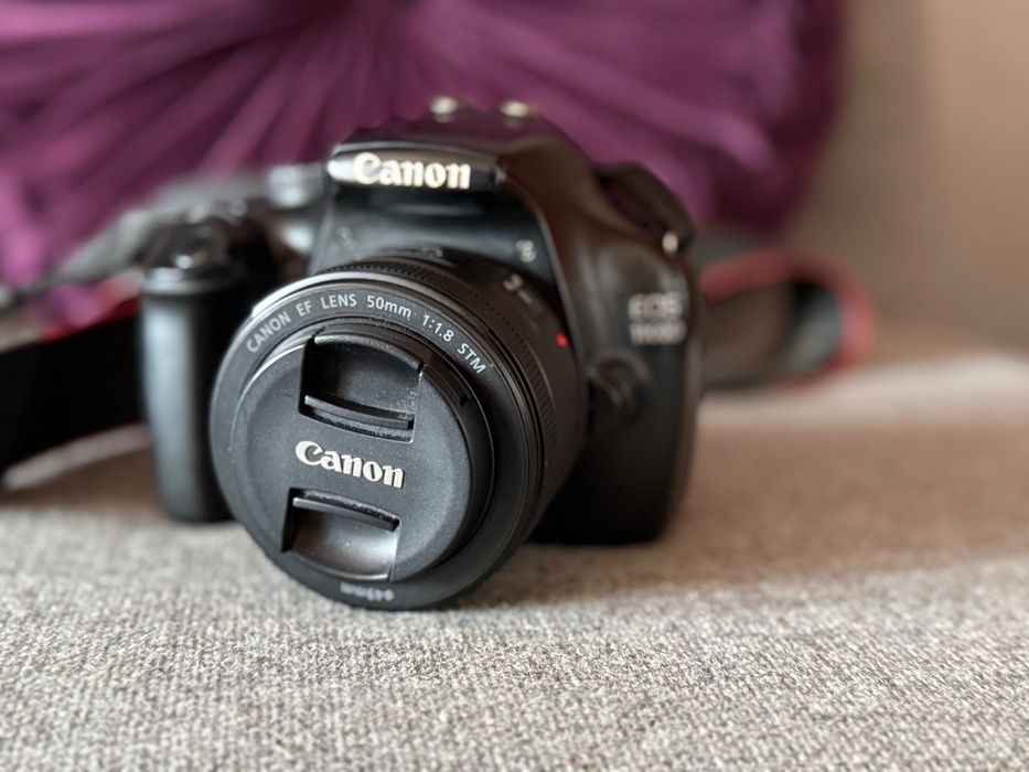 CANON EOS 1100D с 3 обектива