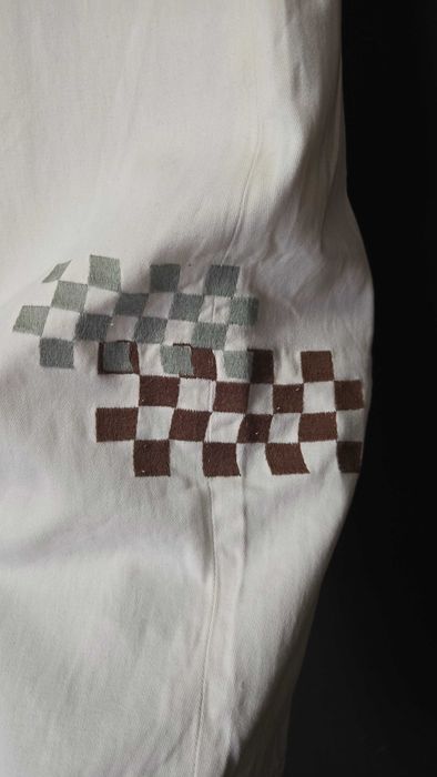 Pantaloni dama SWEET SKTBS L off-white, MAGIC PANTS, bumbac, skatewear