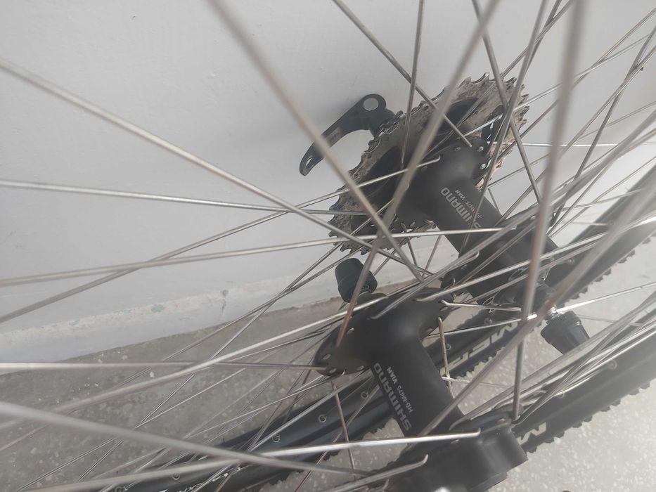 Set Roți MTB 29" – Jante AlexRims DP17 + Butuci Shimano + Gume Merida