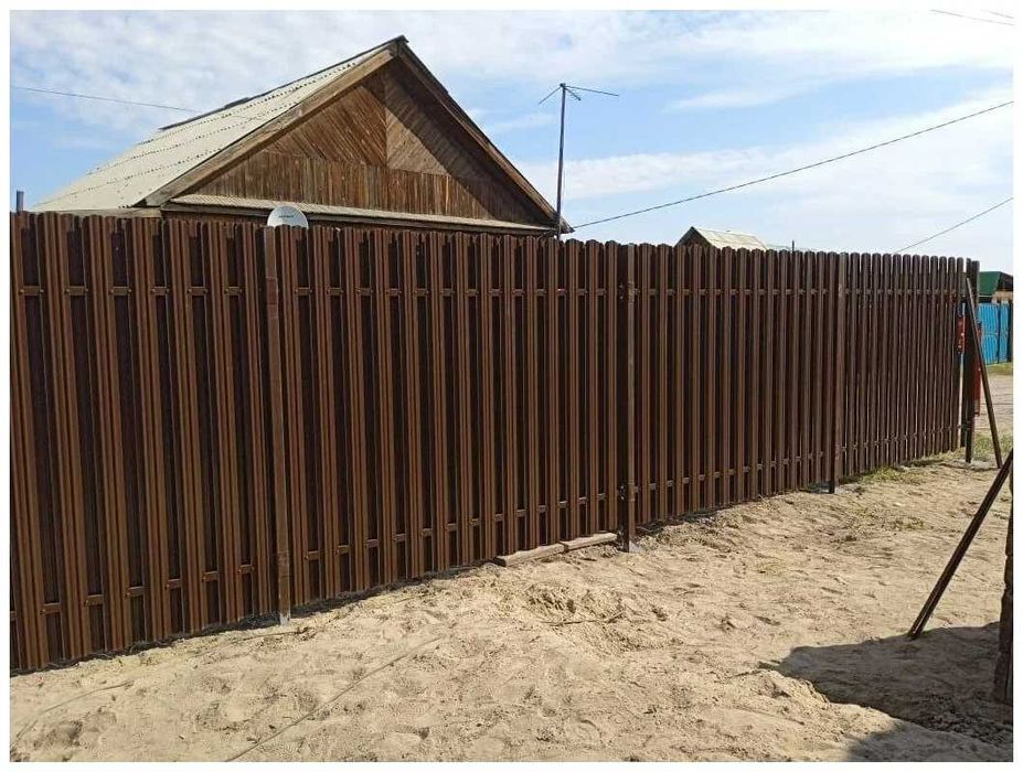 Штакетник для забора от производителя – от 500 тг за погонный метр!