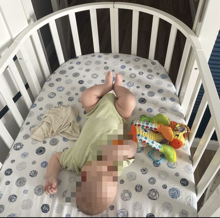 Манеж-трансформер белый