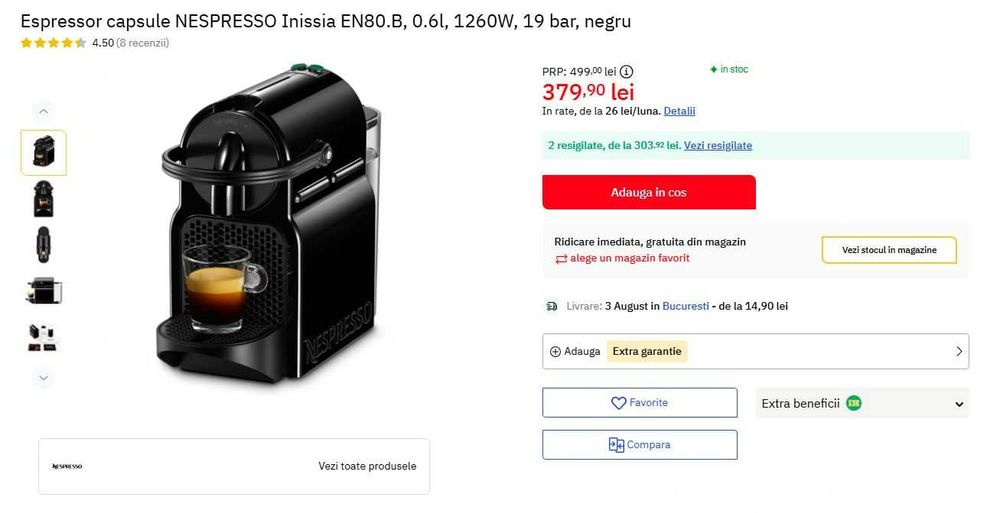 Espressor cafea Delonghi