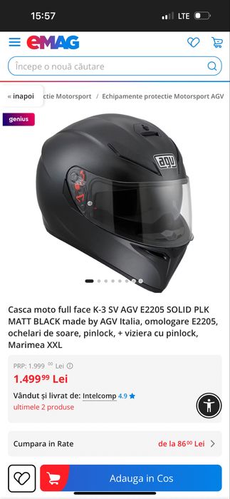 Casca Moto AGV K3sv