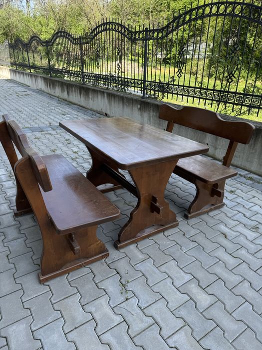 Дървени маси, тип-бавария