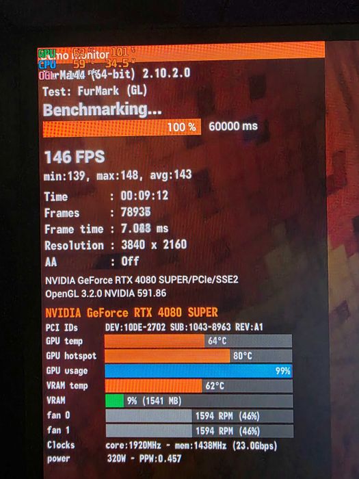 PC gaming i7-14700F, RTX 4080 Super, 32GB DDR5, 2TB M.2 NVMe