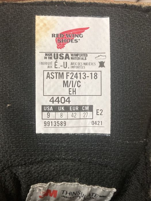 Зимняя спец обувь RED WING