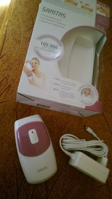 Epilator Sanitas cu IPL 100 +cadou ceas dama