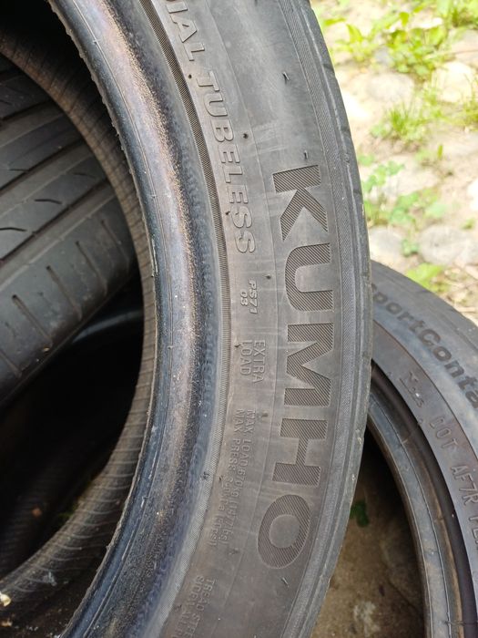Vand 4 anvelope de vara 225 45 r17 CONTINENTAL și KUMHO foarte bune