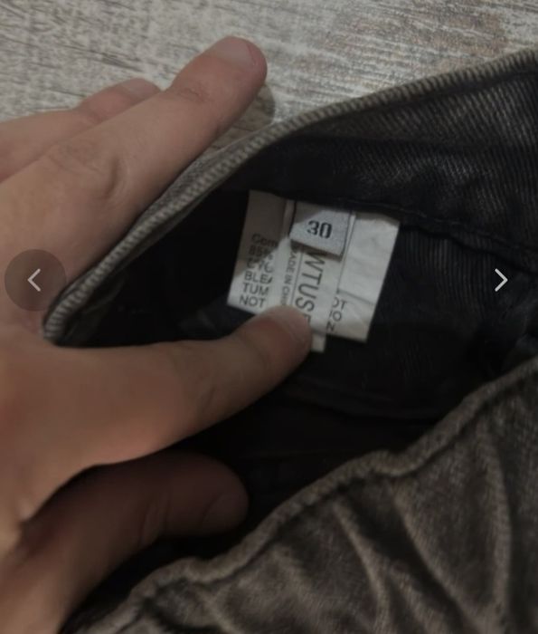 Blugi straight men simple denim