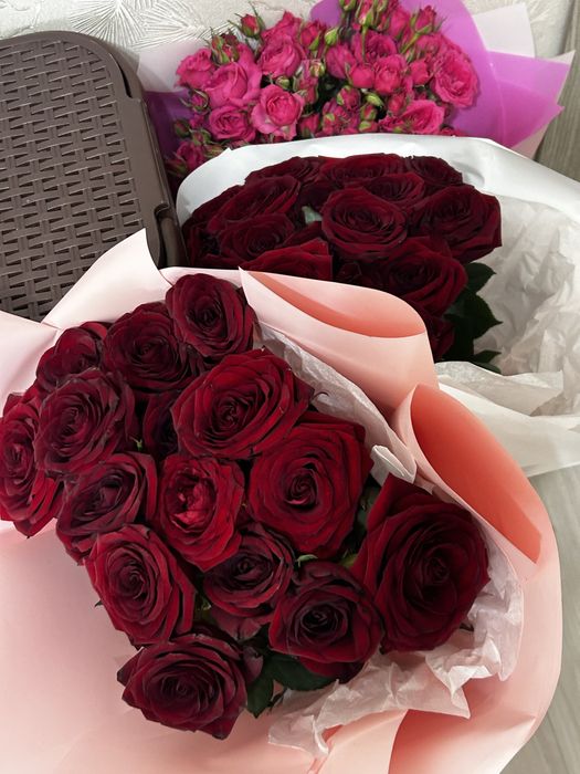 Цветы букеты по 8к