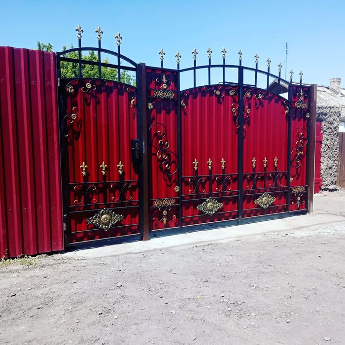 Ворота и забор установкой