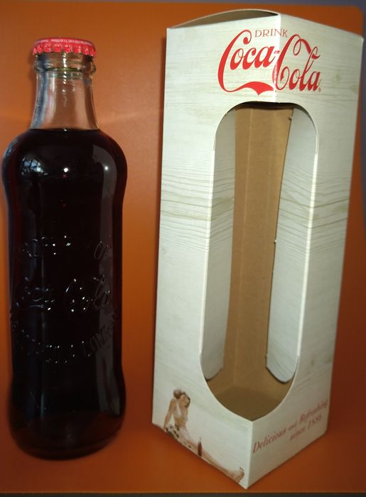 Vand sticla Coca Cola, Aniversare 125 Ani, Editie Limitata