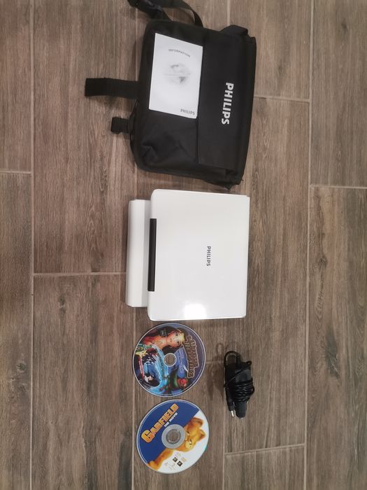 Преносим DVD Плеър Philips PET725 – Пълен комплект!