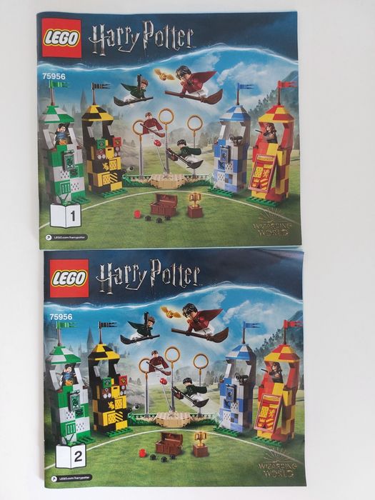 LEGO Harry Potter Quidditch Match 75956 – complet, 500 piese, cu figurine și instrucțiuni