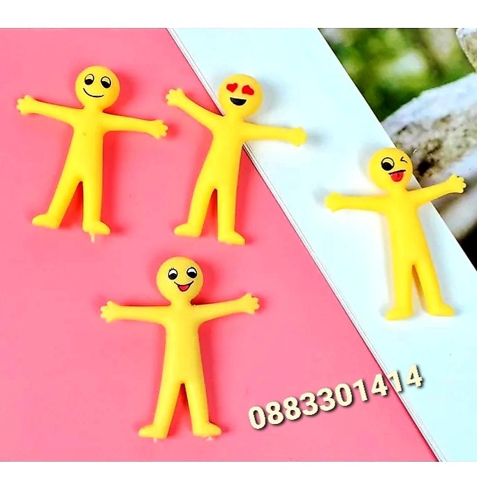 4 броя Гумени Човечета Антистрес Фиджет Скуиши