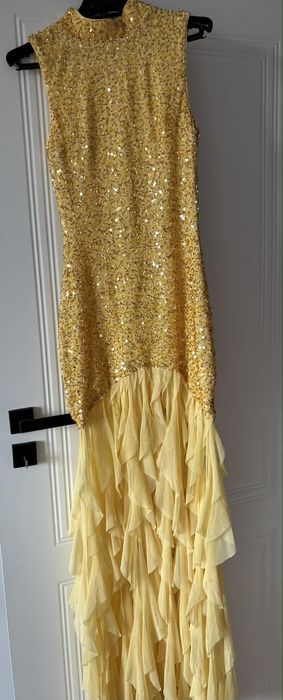 Vând Rochie de Seară Statement – Yellow Glam
