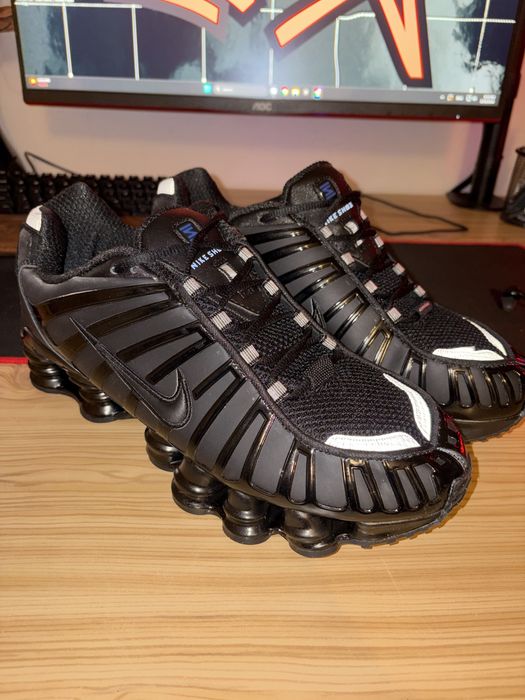 Nike shox thermoreactive black/blue