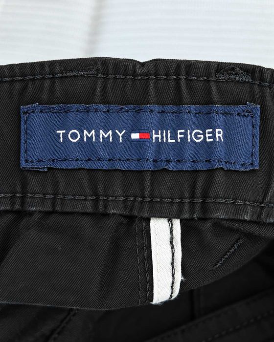 Pantaloni cargo Tommy Hilfiger bărbați negri, mărimea M, Made in USA