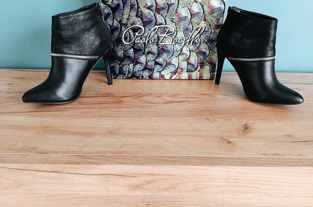 Стилни боти PAOLO BOTTICELLI с ток – комфорт и елегантност!