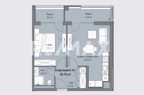 Продава се Двустаен апартамент в София, Младост 3 - 73 кв.м за 2253 €/кв.м - Снимка #2