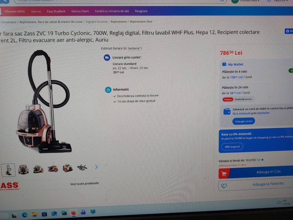 Aspirator Zass ProLine ZVC 19
