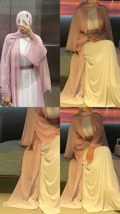 Готовый платок и платья