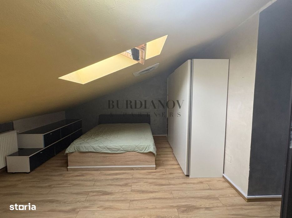 Garsonieră la mansardă - Dobroești - 34 mp utili - Centrală proprie