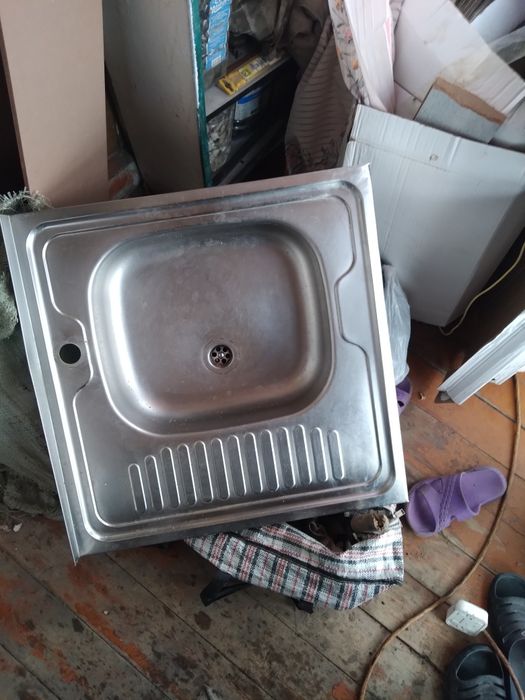 Мойка из нержавейки.