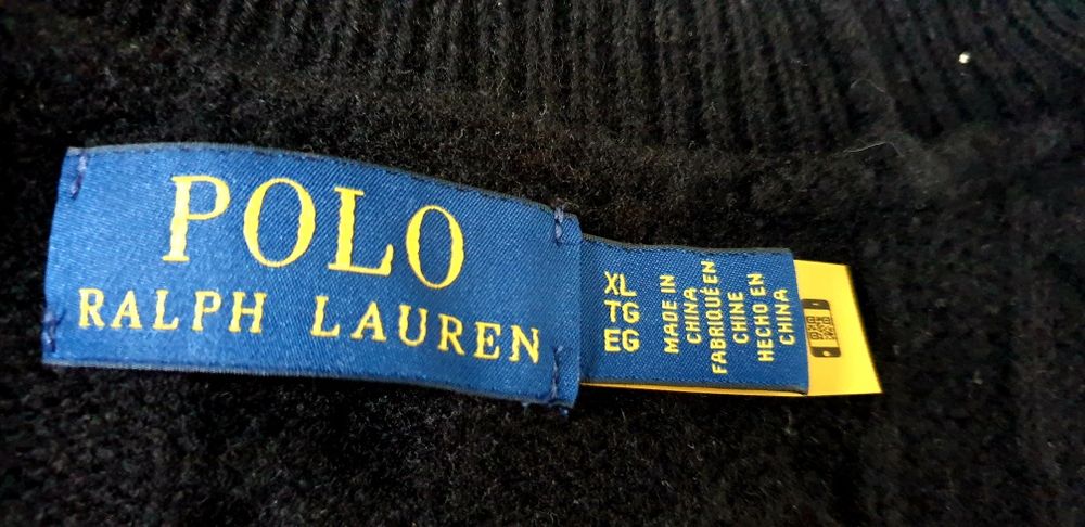 POLO Ralph Lauren Cable Wool / POLO  XL НОВО ОРИГИНАЛ Мъж Пуловер Поло