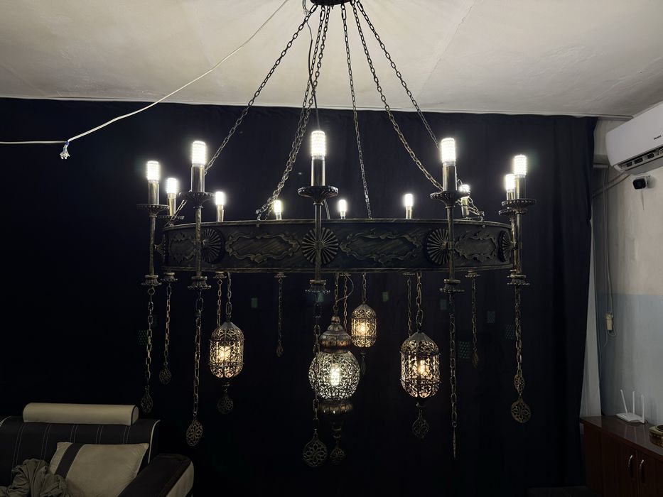 Люстра ручной работы