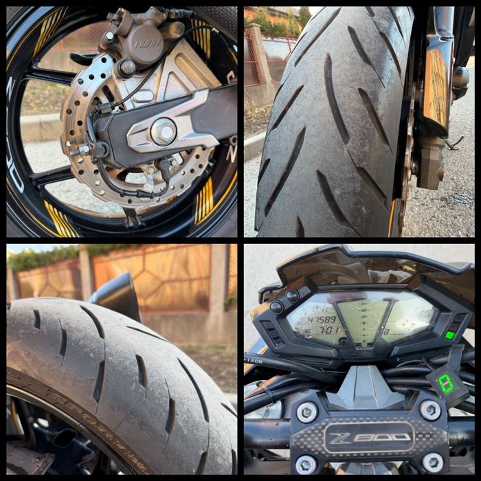 Kawasaki Z800 ABS 2017 Avariat