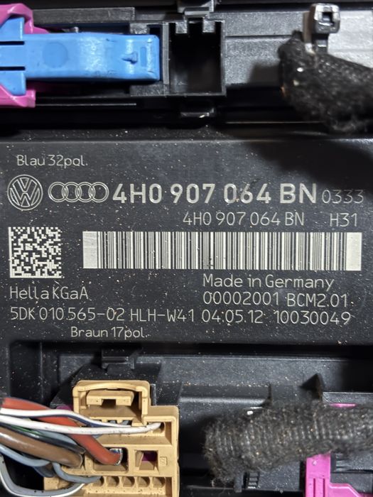 Audi a7 4g 3.0tdi 4x4 BCM2 Комфорт Модул