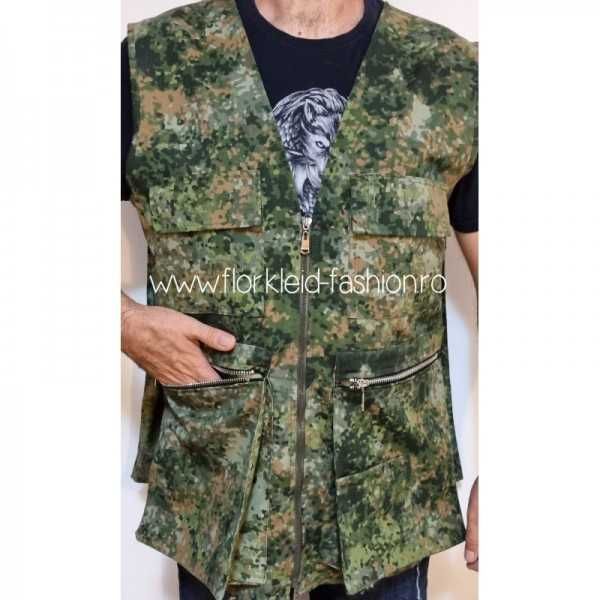 Vesta pentru trufari model camuflaj 1