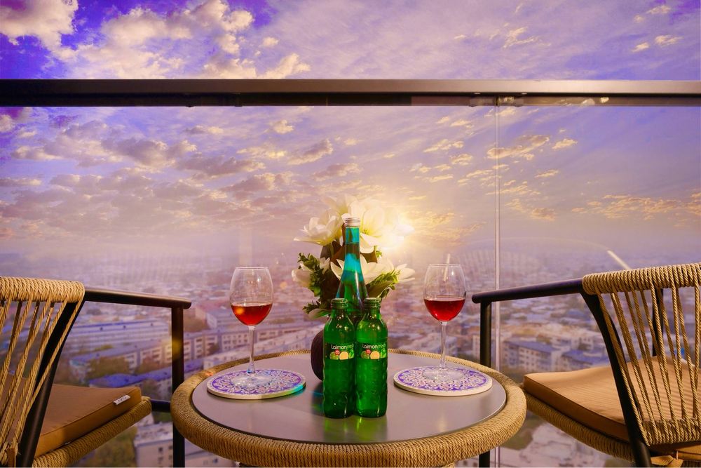 Посуточная Премиум-Студия на 25этаже в NRG U Tower/Kvartira Kunlik NRG